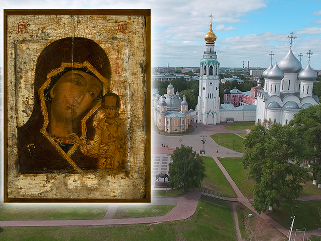 Два дня в Вологде будет находиться чудотворная Казанская икона Божией Матери