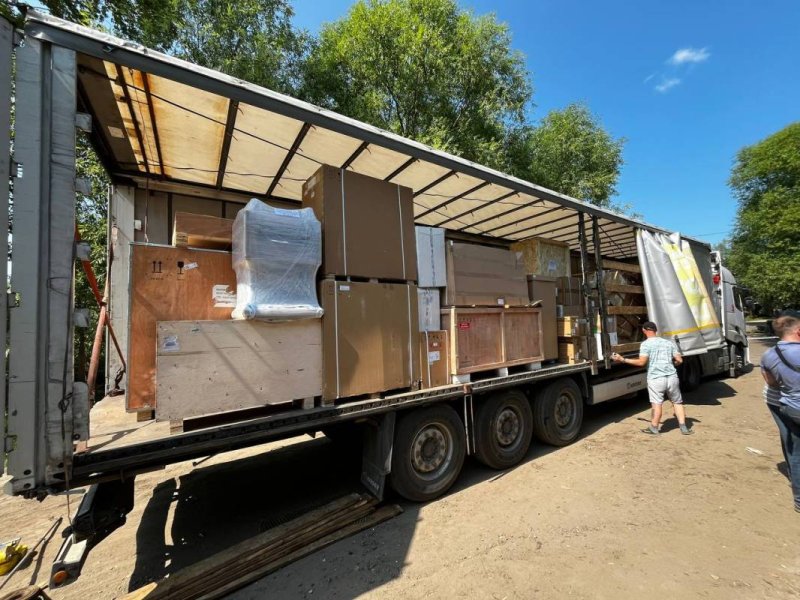 Медицинский гуманитарный груз доставлен в Алчевск из Вологодской области