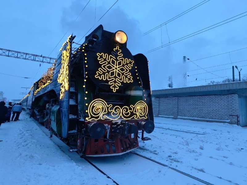 Вологда готовится к встрече Деда Мороза: 10 января в город прибудет его фирменный поезд